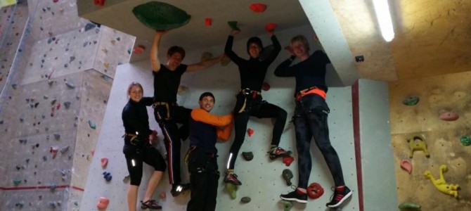 Unser Teamausflug in die Kletterhalle High Hill in Münster: